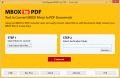 Screenshot of Export MBOX to PDF 3.1