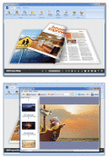 Create 3D page flip book from PDF, MS Office
