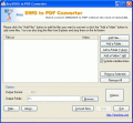 Screenshot of AutoCAD to PDF Converter 2010.10 2010