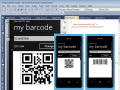 Linear and 2D barcode for Windows Phone