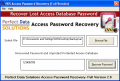 Screenshot of Perfect MDB Password Recovery Tool 2.0