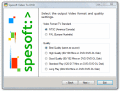 Screenshot of Spesoft Free Video To DVD Converter 1.21