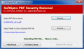 Screenshot of Remove PDF Copy Security 3.9