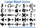 Screenshot of Large Black Icons 2013.2