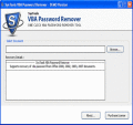 Screenshot of Password Cracking Tool for VBA 1.2