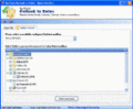 Screenshot of Moving Outlook Contact to Notes Contact 6.0