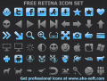 Screenshot of Free Retina Icon Set 2013.1