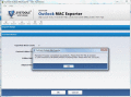 Screenshot of Export Mac Outlook to Outlook 2007 5.3