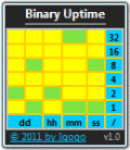 Screenshot of Binary Uptime 1.2