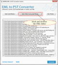 Screenshot of Convert EML to Outlook 2007 8.0.2