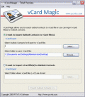 Screenshot of Outlook vCard Conversion 2.2