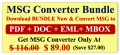 Screenshot of MSG Converter 3.0