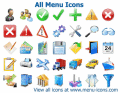 Screenshot of All Menu Icons 2013