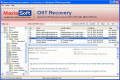 Screenshot of OST Recovery to PST 1.0