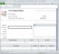 Screenshot of Service Invoice Template 1.10