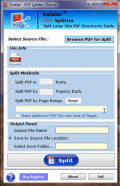 Split PDF files in small PDF files