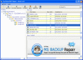 Screenshot of Restoring BKF Files 5.4.1