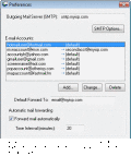 Screenshot of Mail Forward 5.3.2