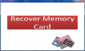 Screenshot of Recover Memory card 4.0.0.32