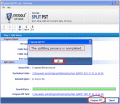 Screenshot of Cut PST File Microsoft 4.0