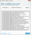 Screenshot of Conversion from EML to MBOX 2.5