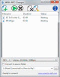 Screenshot of WMA MP3 Changer 1.5
