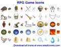 RPG game icons are suggested as useful icon.