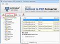 Screenshot of Outlook PST to PDF 1.2