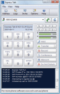 Screenshot of Express Talk Free VoIP Softphone 4.28