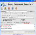 Screenshot of Recover MS Excel Password 5.5