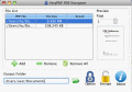 Screenshot of VeryPDF PDF Encrypter for Mac 2.0