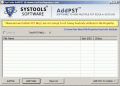 Screenshot of Add PST to Outlook Freeware 3.0