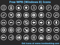 Free metro-style icon set for Windows Phone 8