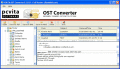 Screenshot of Import OST into Outlook 2003 5.5