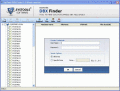 Screenshot of DBX Finder Tool 1.0