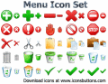 Screenshot of Menu Icon Set 2013.2