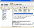 Screenshot of Quickly Repair Outlook 2010 PST 3.8