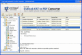 Screenshot of OST Emails Convert to PDF 1.2