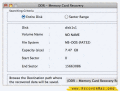 Screenshot of Recover Memory Card Data Mac 5.3.1.2