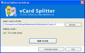 Screenshot of Split vCard Files 3.0