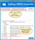 Screenshot of MBOX to PDF File 8.1