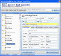 Screenshot of Lotus contacts to PST format 7.0