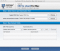 Screenshot of Import CSV into Outlook Mac Machine 1.2