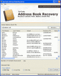 Screenshot of Address Book Contacts Recovery 2.2