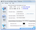 Screenshot of Bar Code Generator Software 7.3.0.1