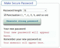 Generate secure password the easy way.