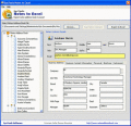 Screenshot of Export Lotus Notes Database to Excel 5.5