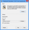 Screenshot of Clipboard Calculator 1.0.0.7