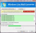 Screenshot of Extract Mails from Windows Live Mail to Outlook 6.2