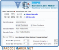 Screenshot of Barcode Maker Software for Healthcare 7.3.0.1